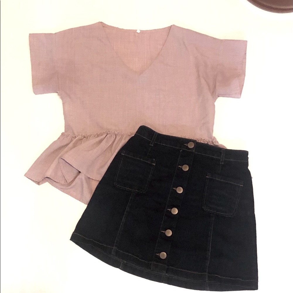 Button Down Skirt